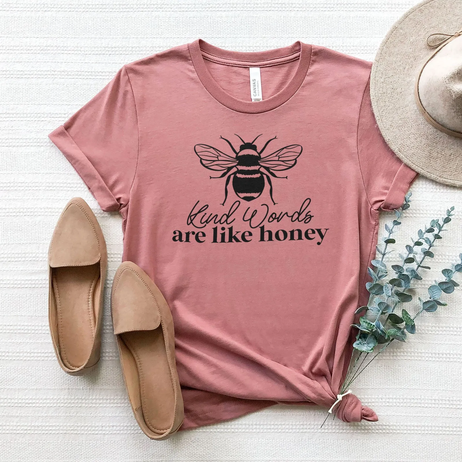 Bee Kind, Words Are Like Honey - Proverbs 16:24 Tee