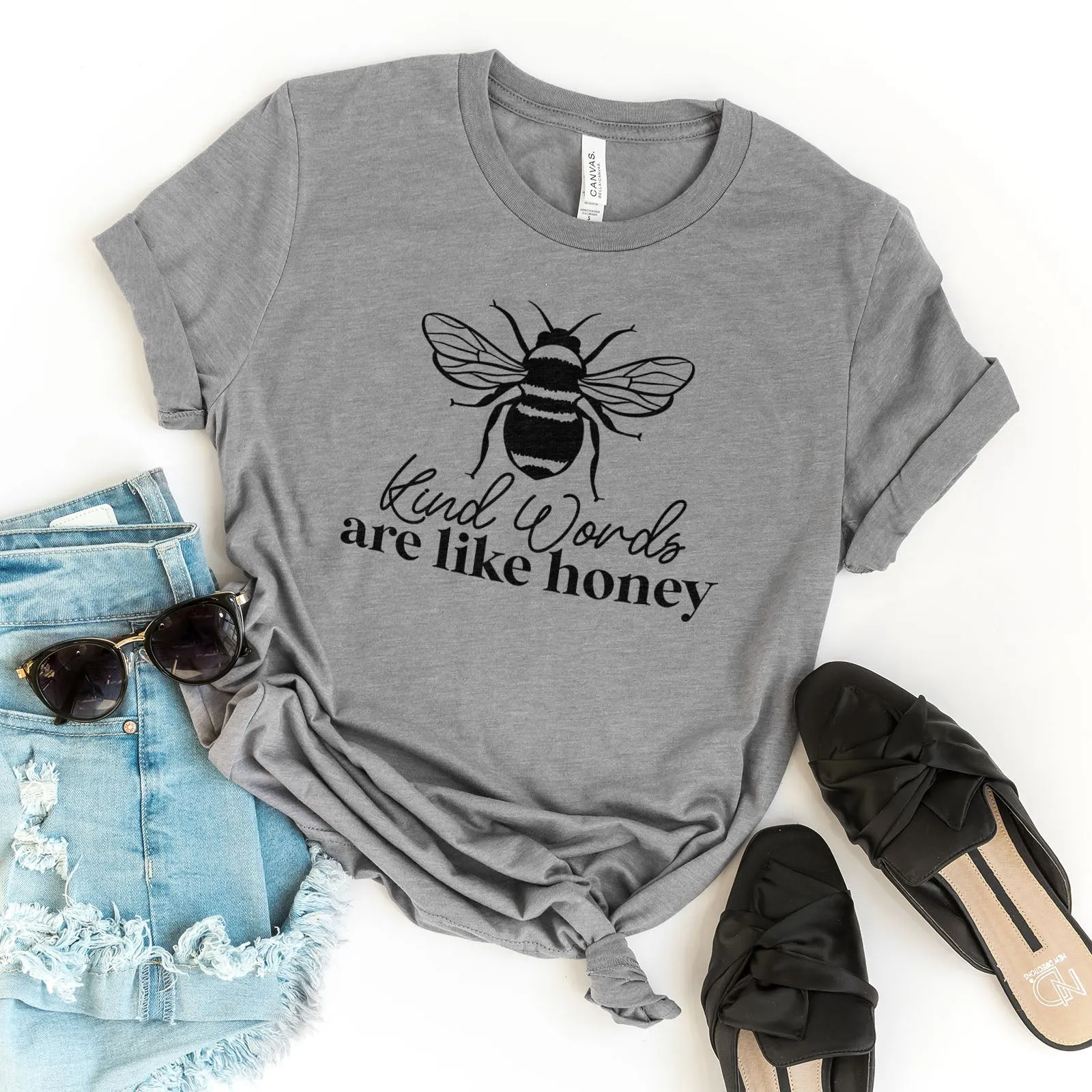 Bee Kind, Words Are Like Honey - Proverbs 16:24 Tee