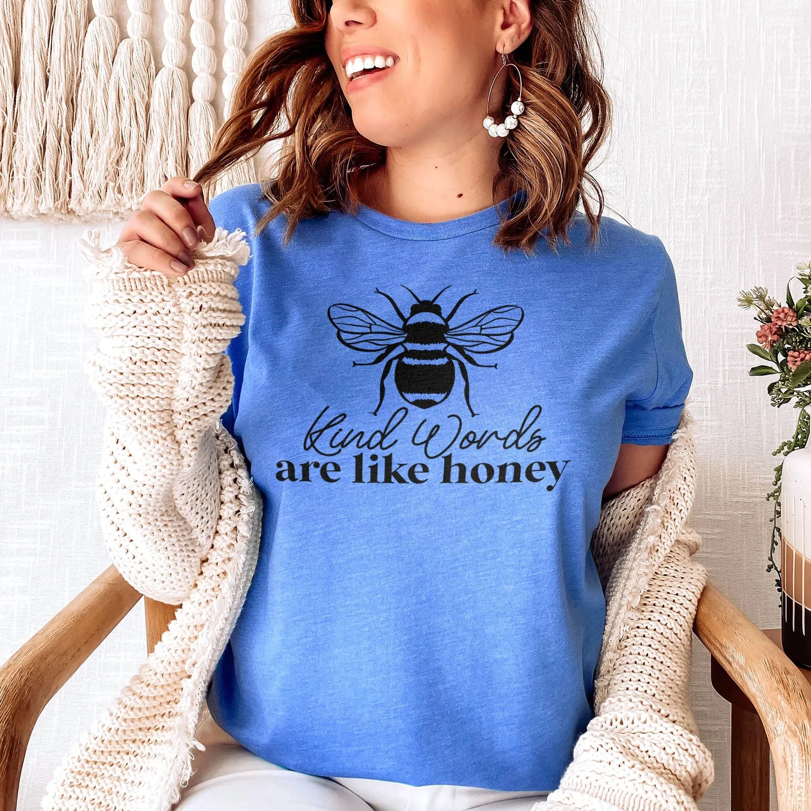 Bee Kind, Words Are Like Honey - Proverbs 16:24 Tee