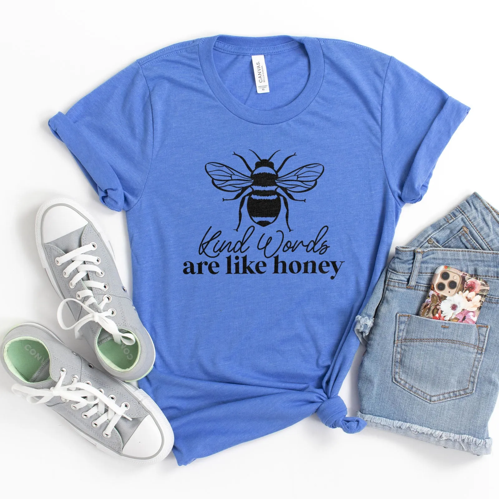 Bee Kind, Words Are Like Honey - Proverbs 16:24 Tee