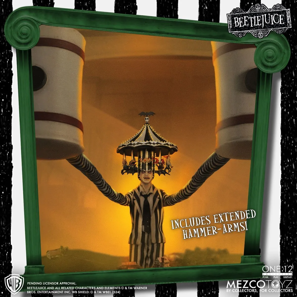 Beetlejuice (1988) Mezco One:12 Collective Deluxe Edition Beetlejuice