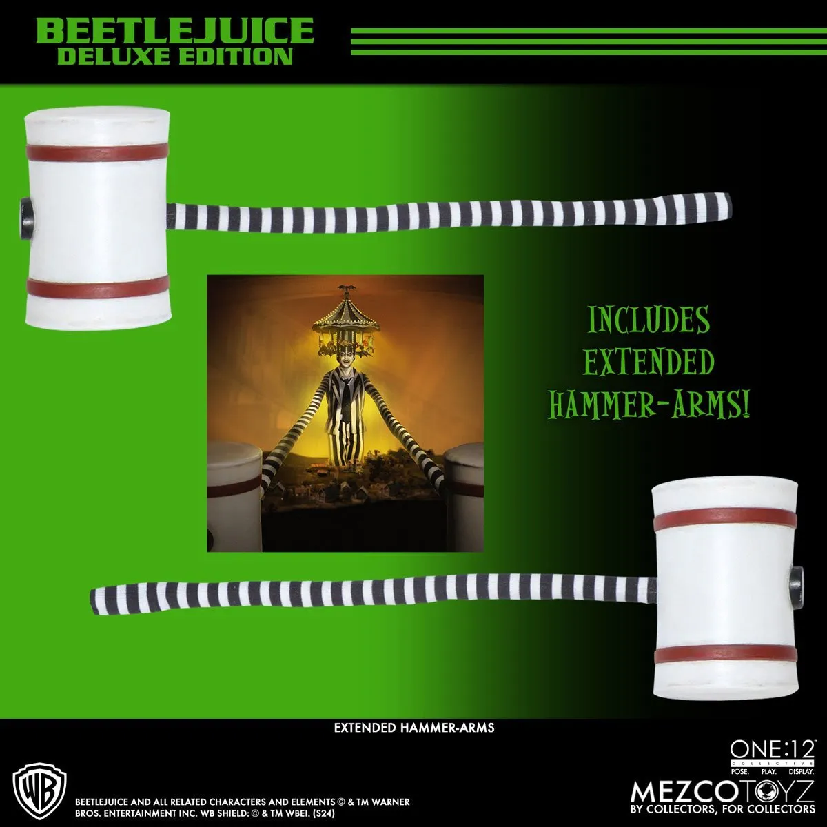 Beetlejuice (1988) Mezco One:12 Collective Deluxe Edition Beetlejuice