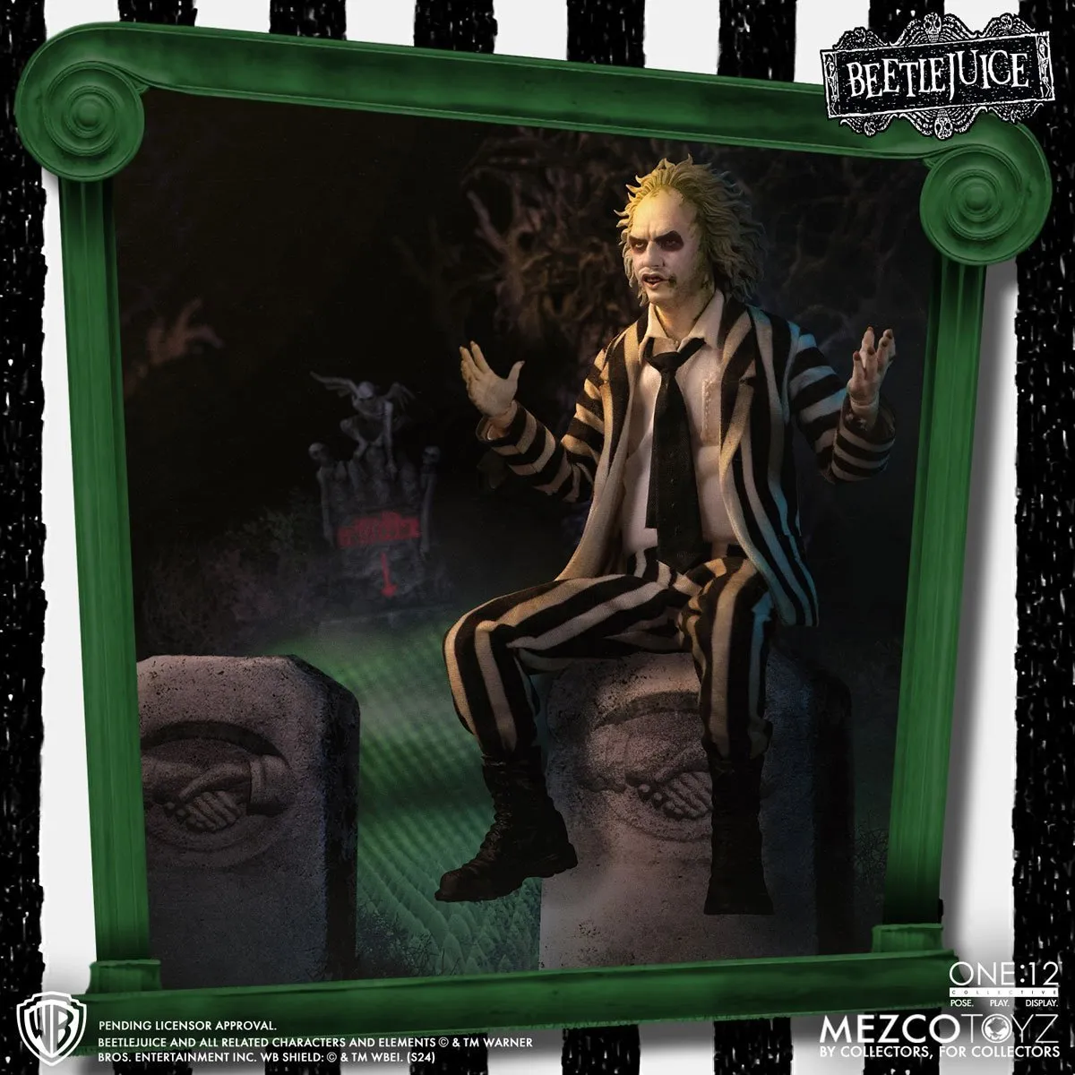 Beetlejuice (1988) Mezco One:12 Collective Deluxe Edition Beetlejuice