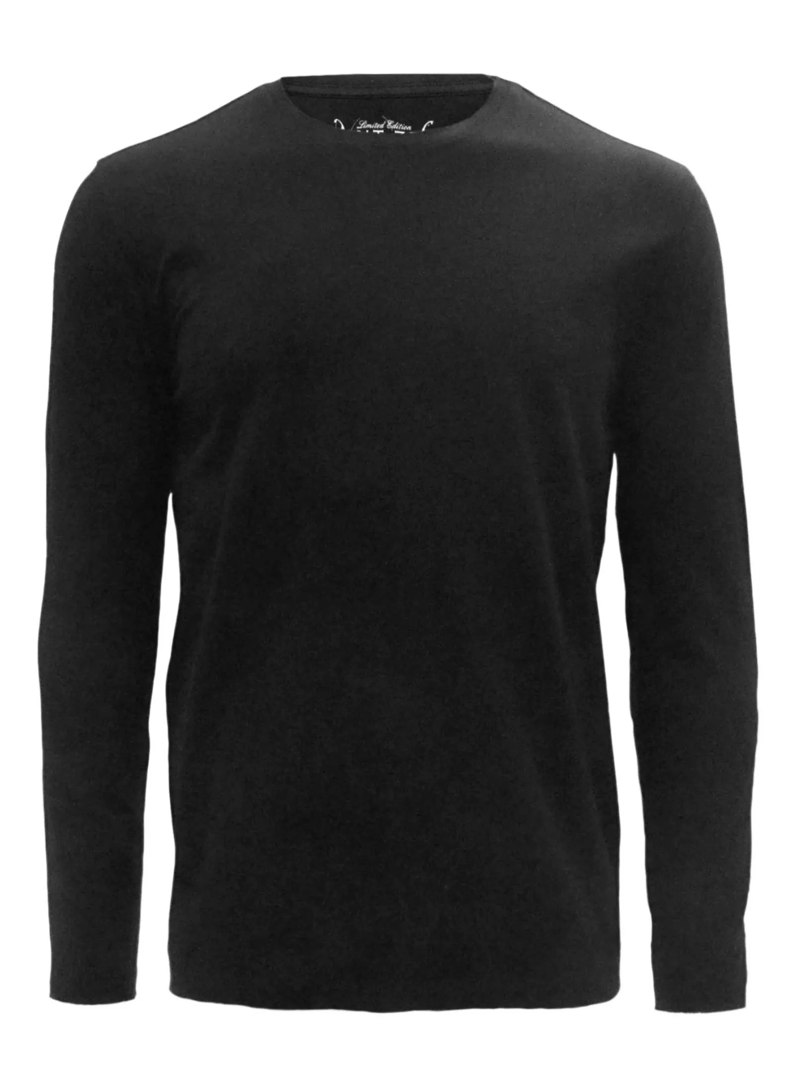 BEL | Stretch Organic long sleeve basic Crewneck || BEL | Ras du cou stretch basique bio à manches longues