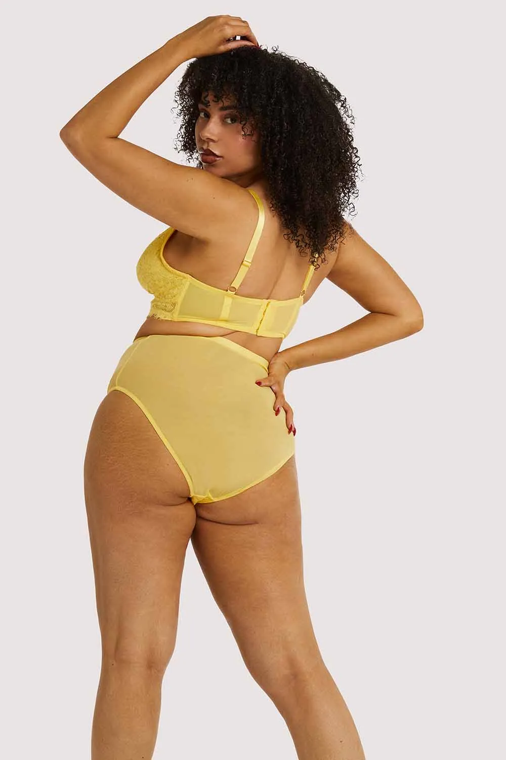 Bella Lemon High Waist Brief