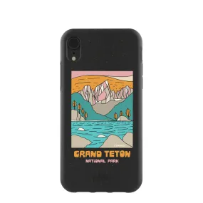 Black Grand Teton iPhone XR Case