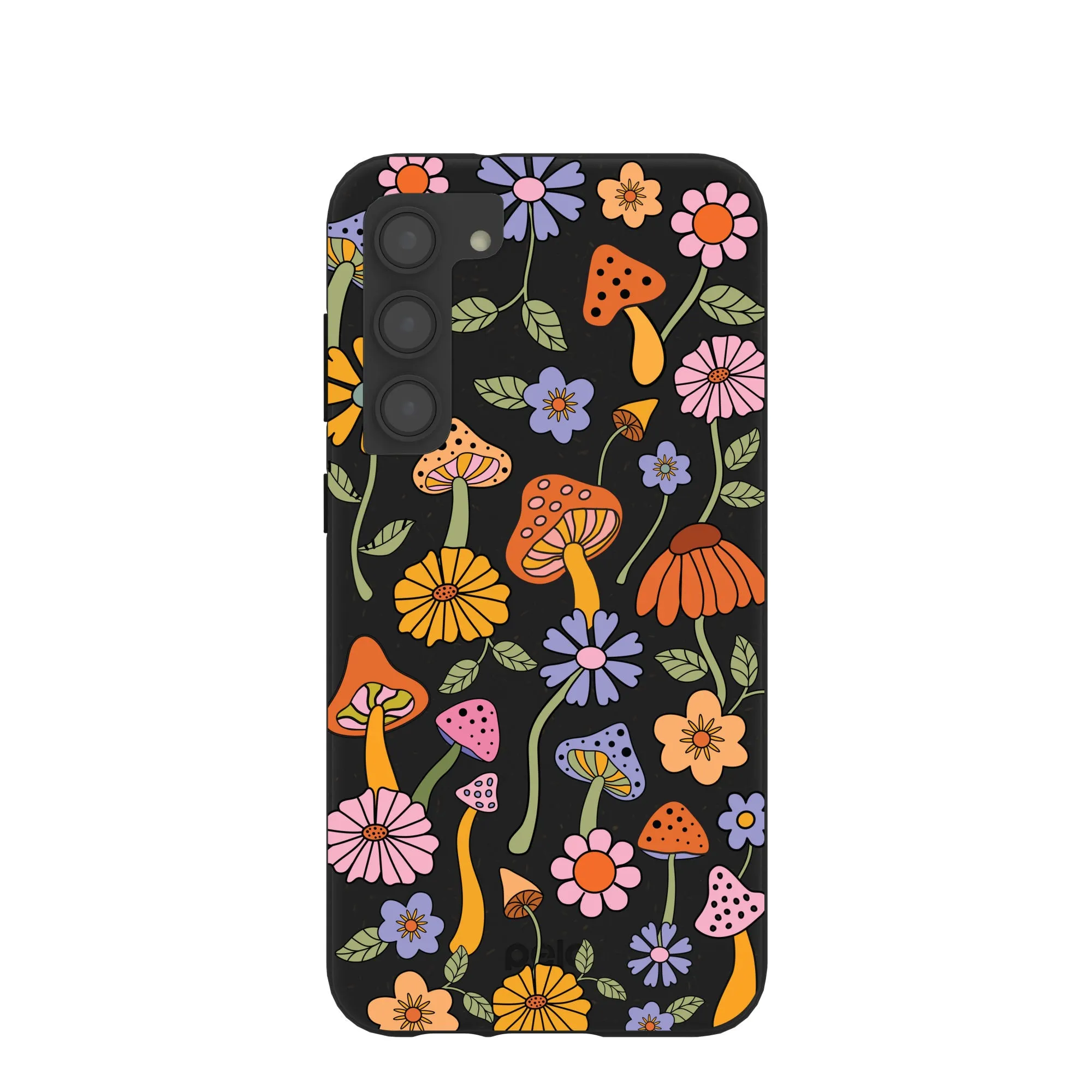 Black Midnight Shrooms Samsung Galaxy S23 (Plus) Case