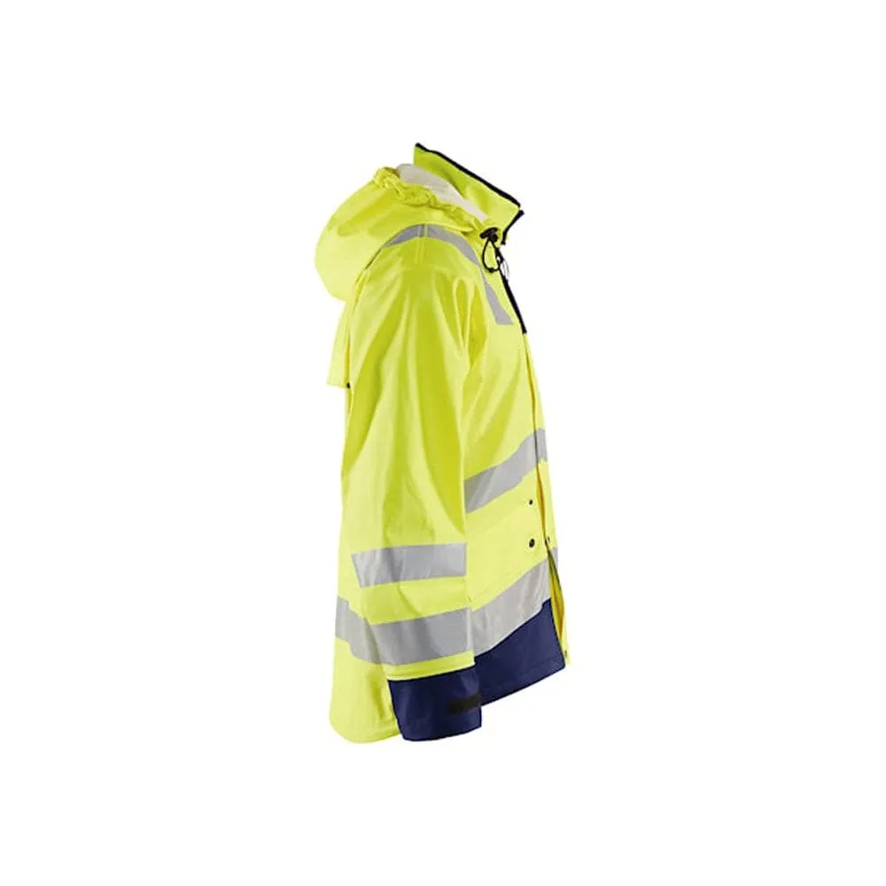 Blaklader 4302 Rain jacket Hi-Vis Level 2