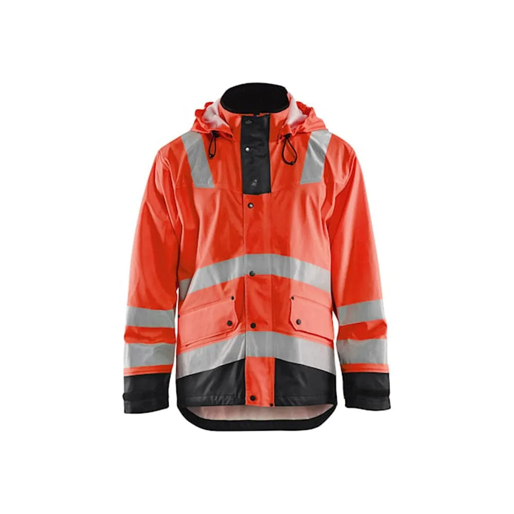 Blaklader 4302 Rain jacket Hi-Vis Level 2