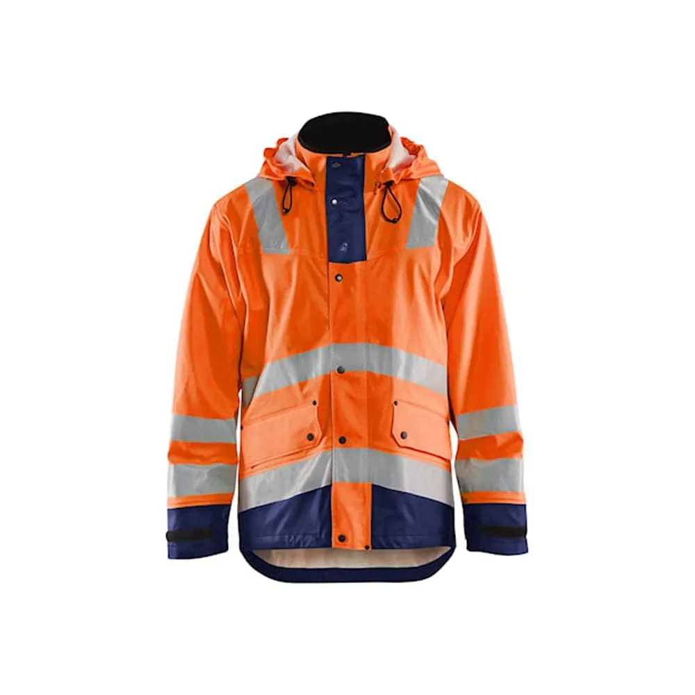 Blaklader 4302 Rain jacket Hi-Vis Level 2