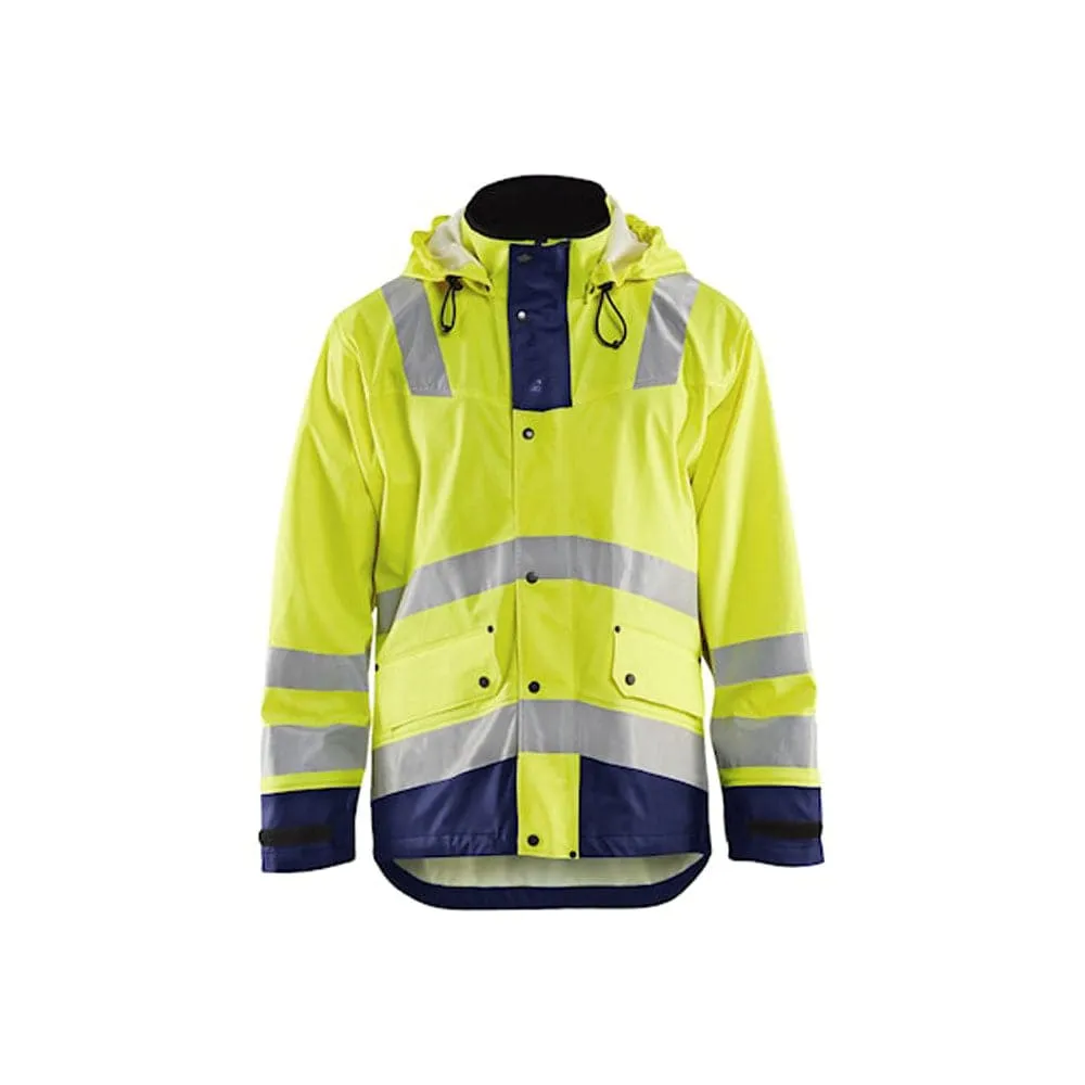 Blaklader 4302 Rain jacket Hi-Vis Level 2