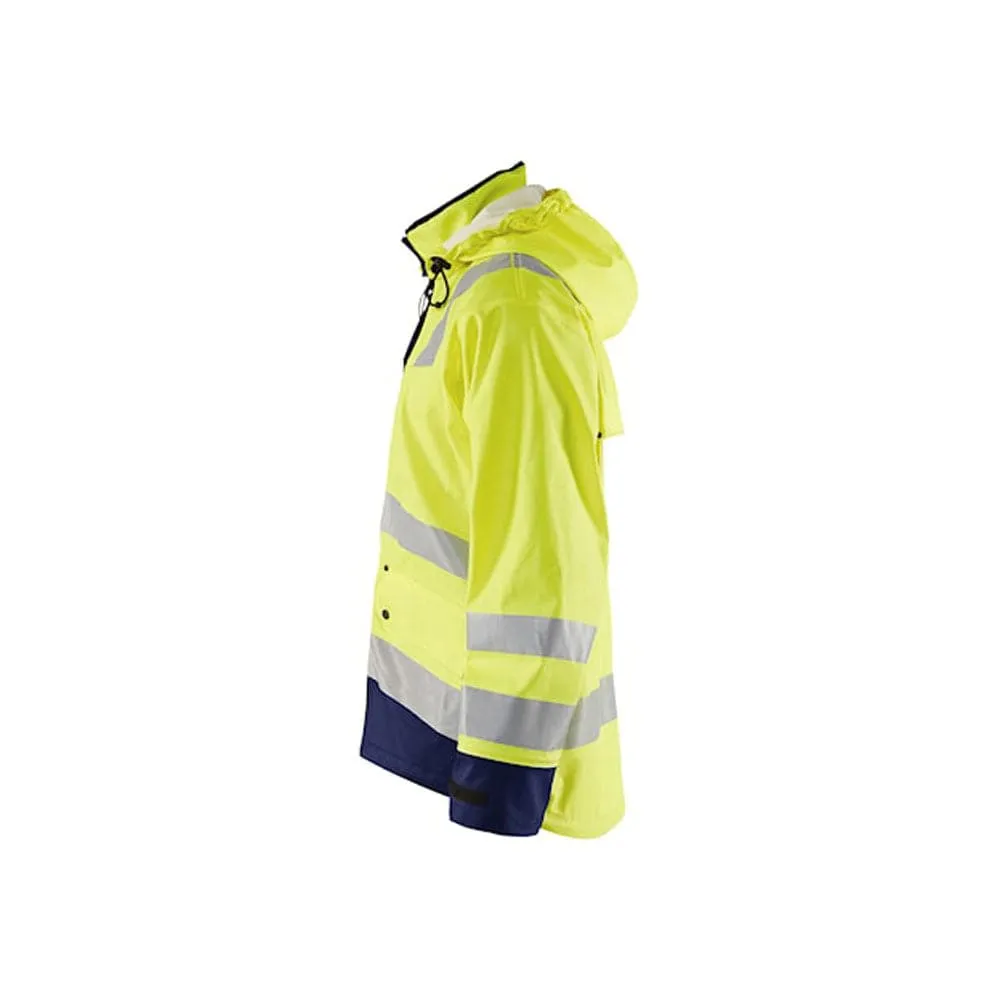 Blaklader 4302 Rain jacket Hi-Vis Level 2