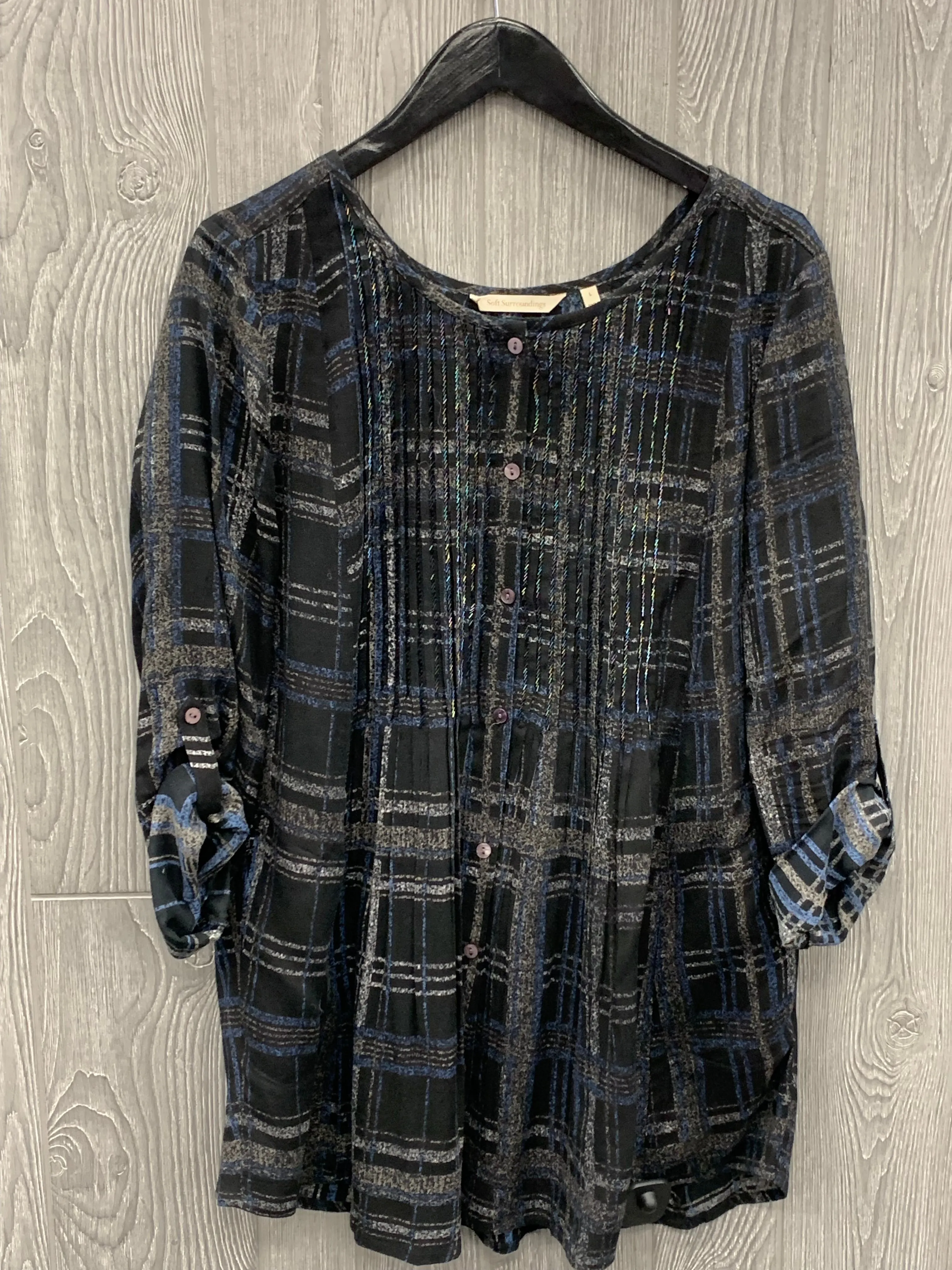 Blouse Long Sleeve By Soft Surroundings  Size: L