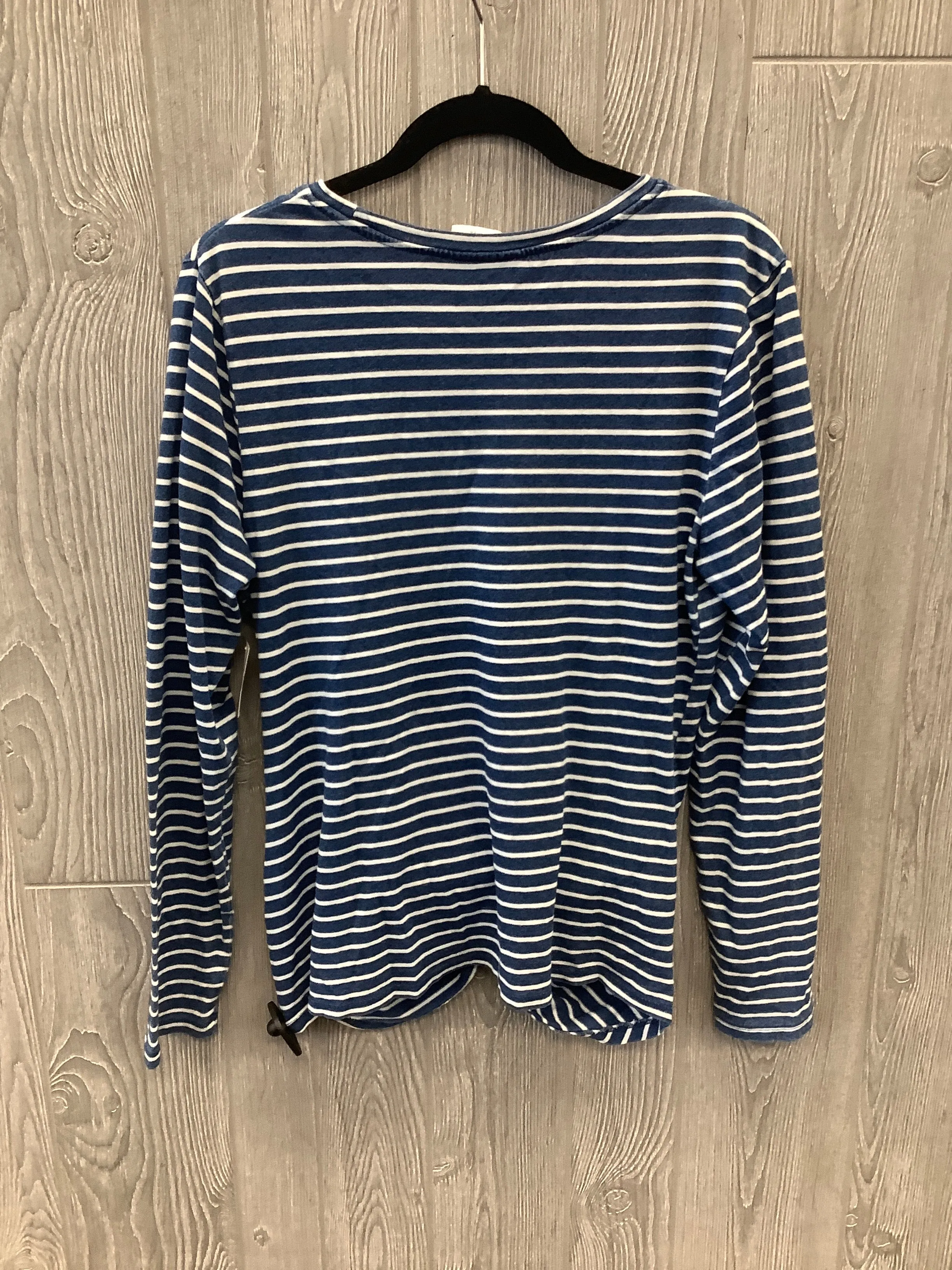 Blue & White Top Long Sleeve Universal Thread, Size Xl