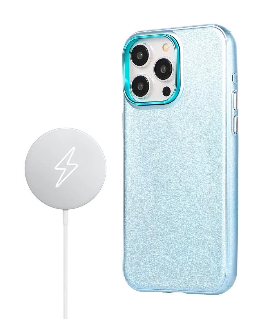 Blue Pearl Shimmer MagSafe Phone Case