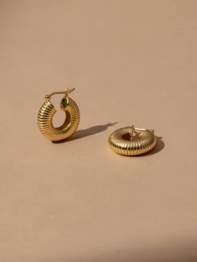 Bold Vermeil Hoop Earrings