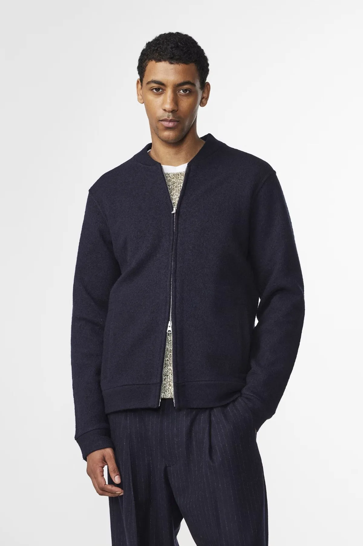 Bomber Boiled Navy Blue