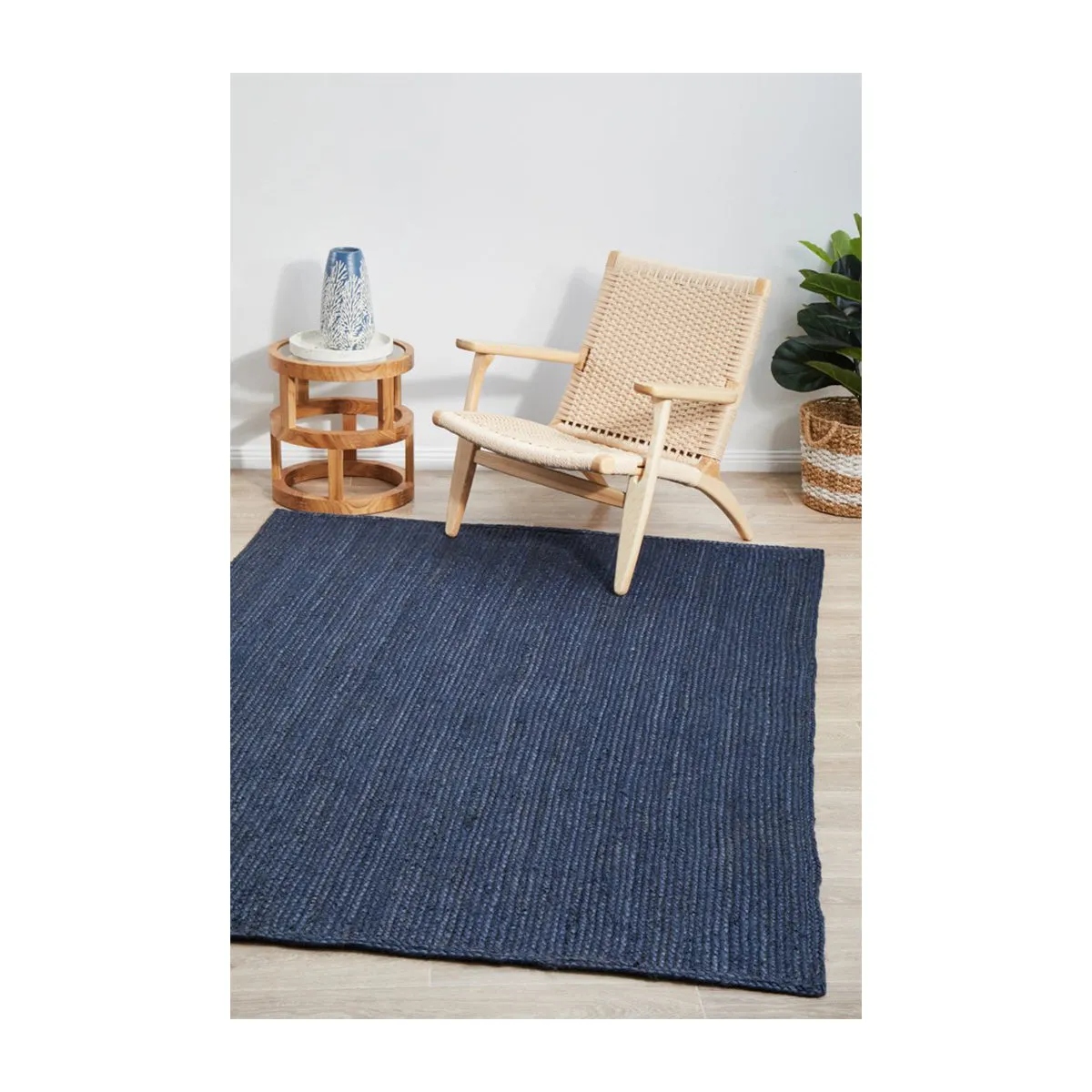 Bondi Rectangle Rug (Navy)