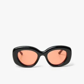 Bonnie Clyde Portal Sunglasses Black / Orange