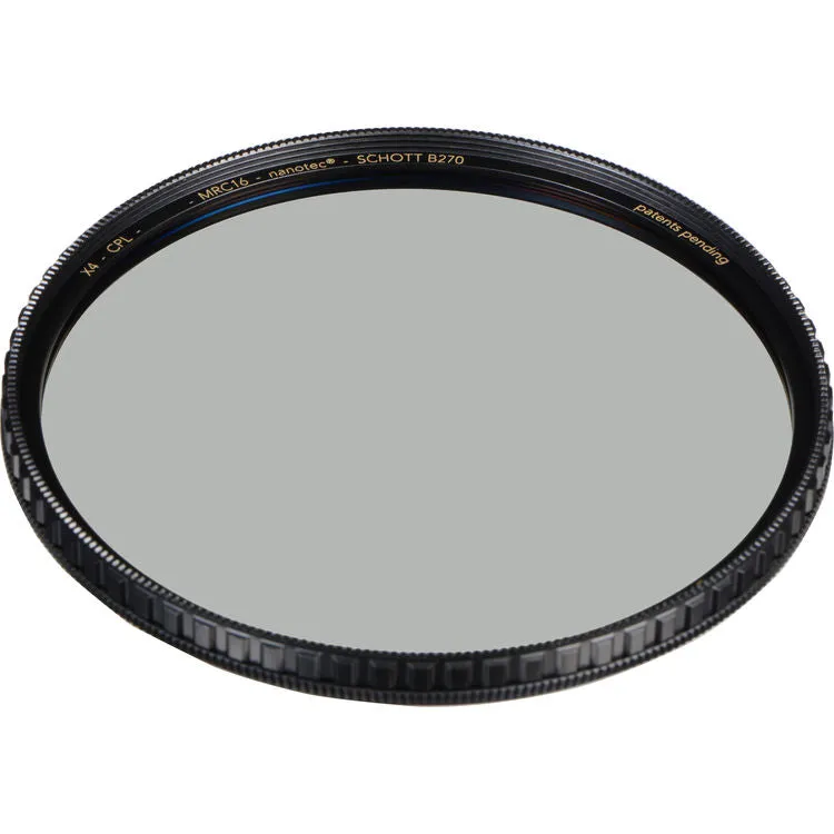 Breakthrough Photography 72mm X4 Brass Circular Polarizer Filter