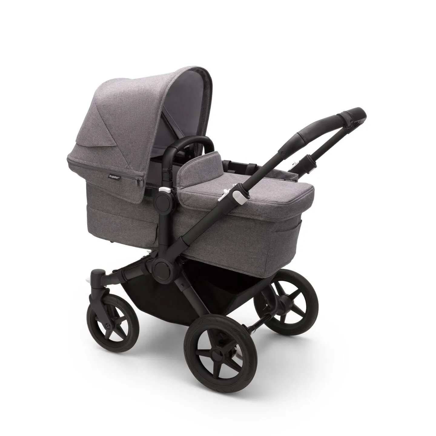 Bugaboo Donkey 5 Duo - Black/Grey Melange/Grey Melange