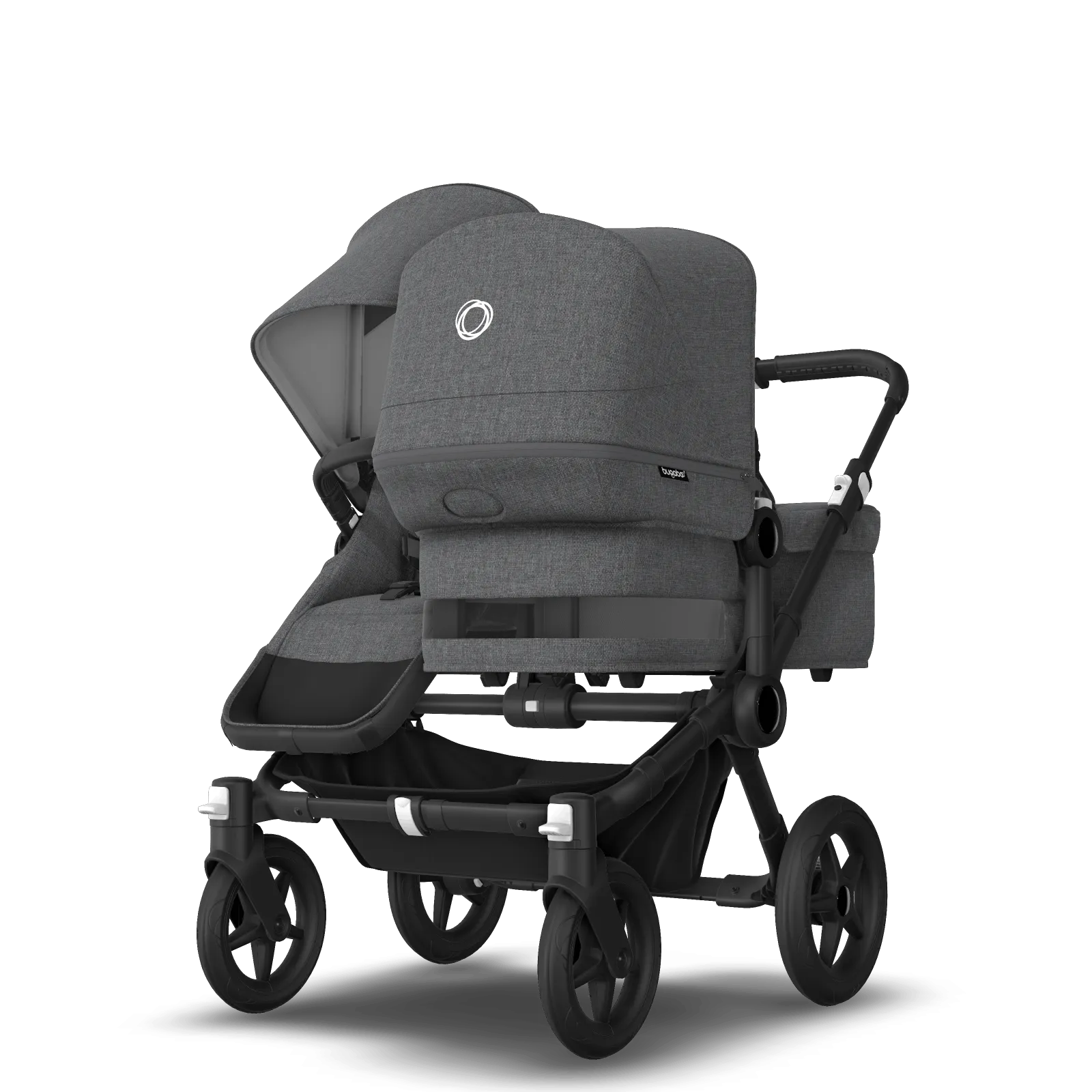 Bugaboo Donkey 5 Duo - Black/Grey Melange/Grey Melange