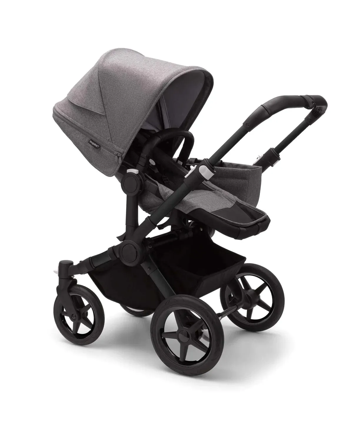 Bugaboo Donkey 5 Duo - Black/Grey Melange/Grey Melange