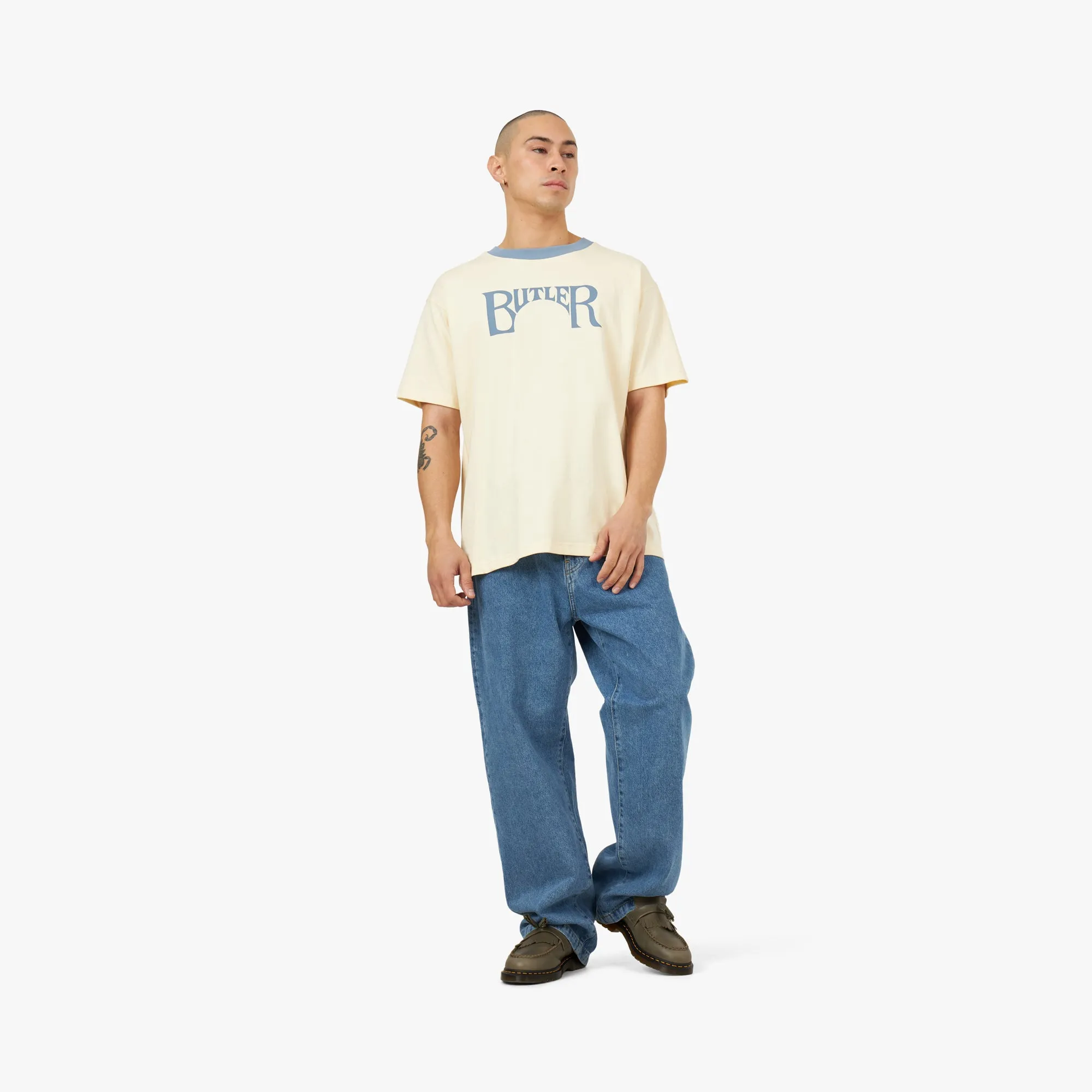 Butler SVC Arch Ringer T-shirt / Ivory