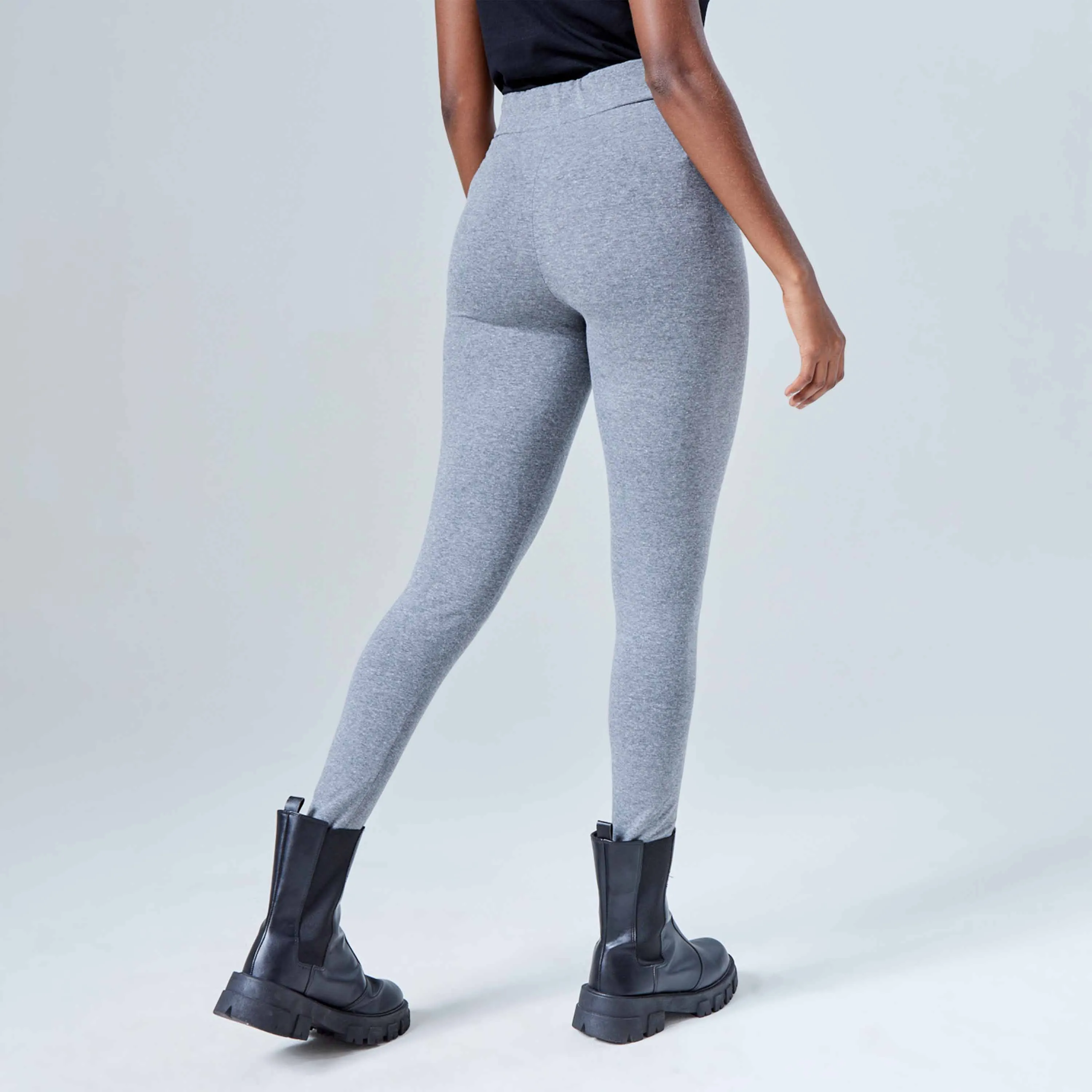 Calça Legging Anti Odor - Mescla Escuro