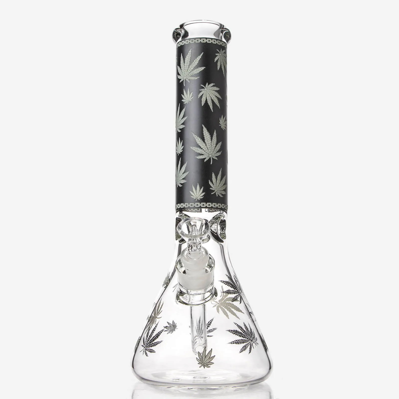 Cannabis Leaf Beaker Bong