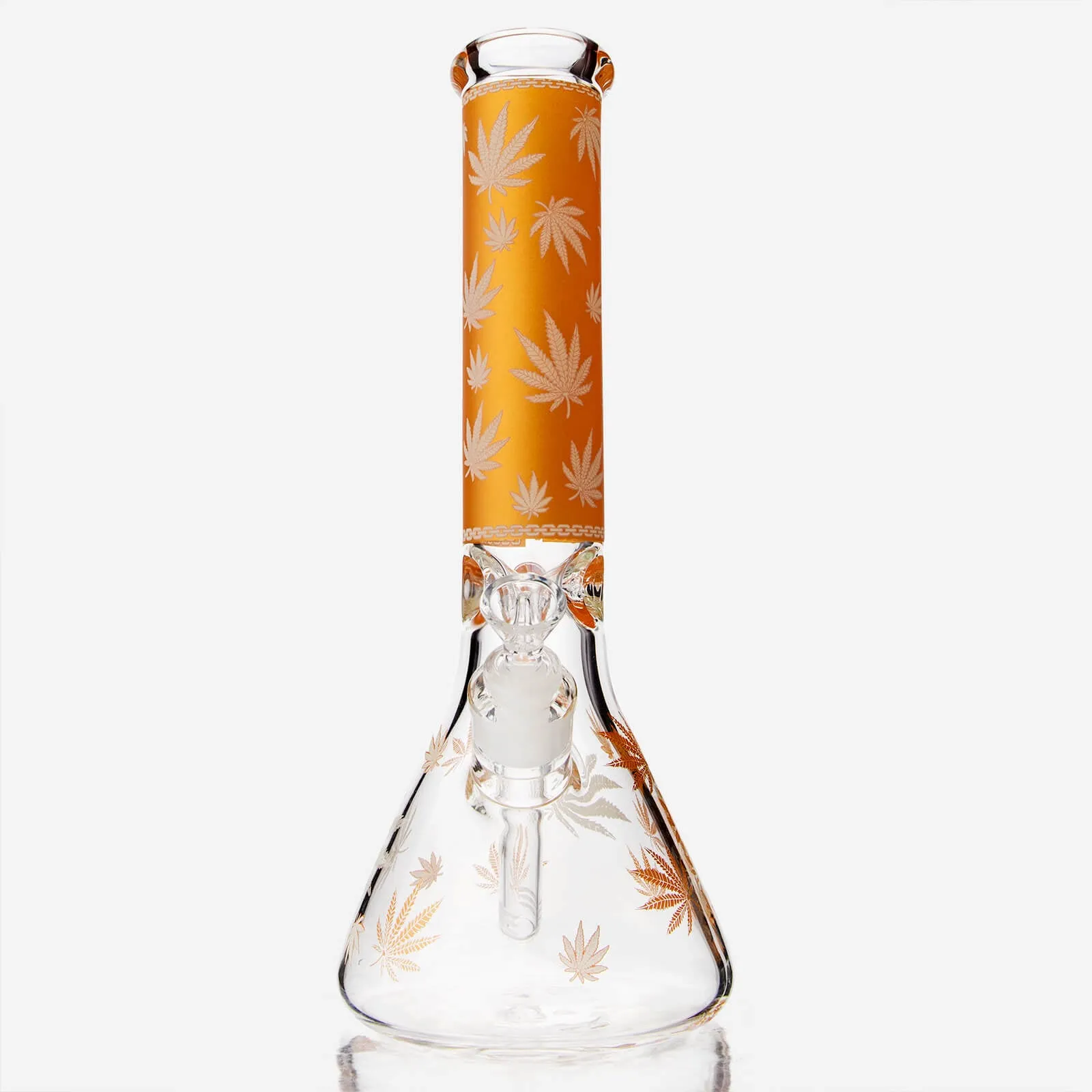 Cannabis Leaf Beaker Bong