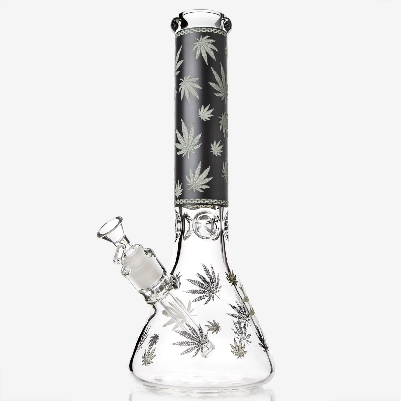 Cannabis Leaf Beaker Bong