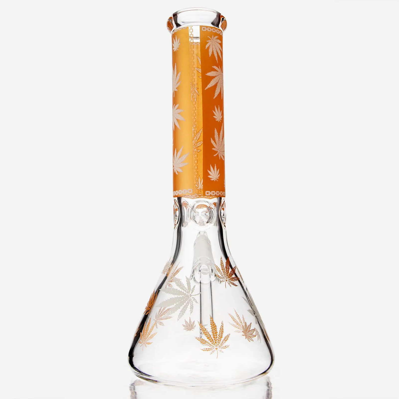 Cannabis Leaf Beaker Bong