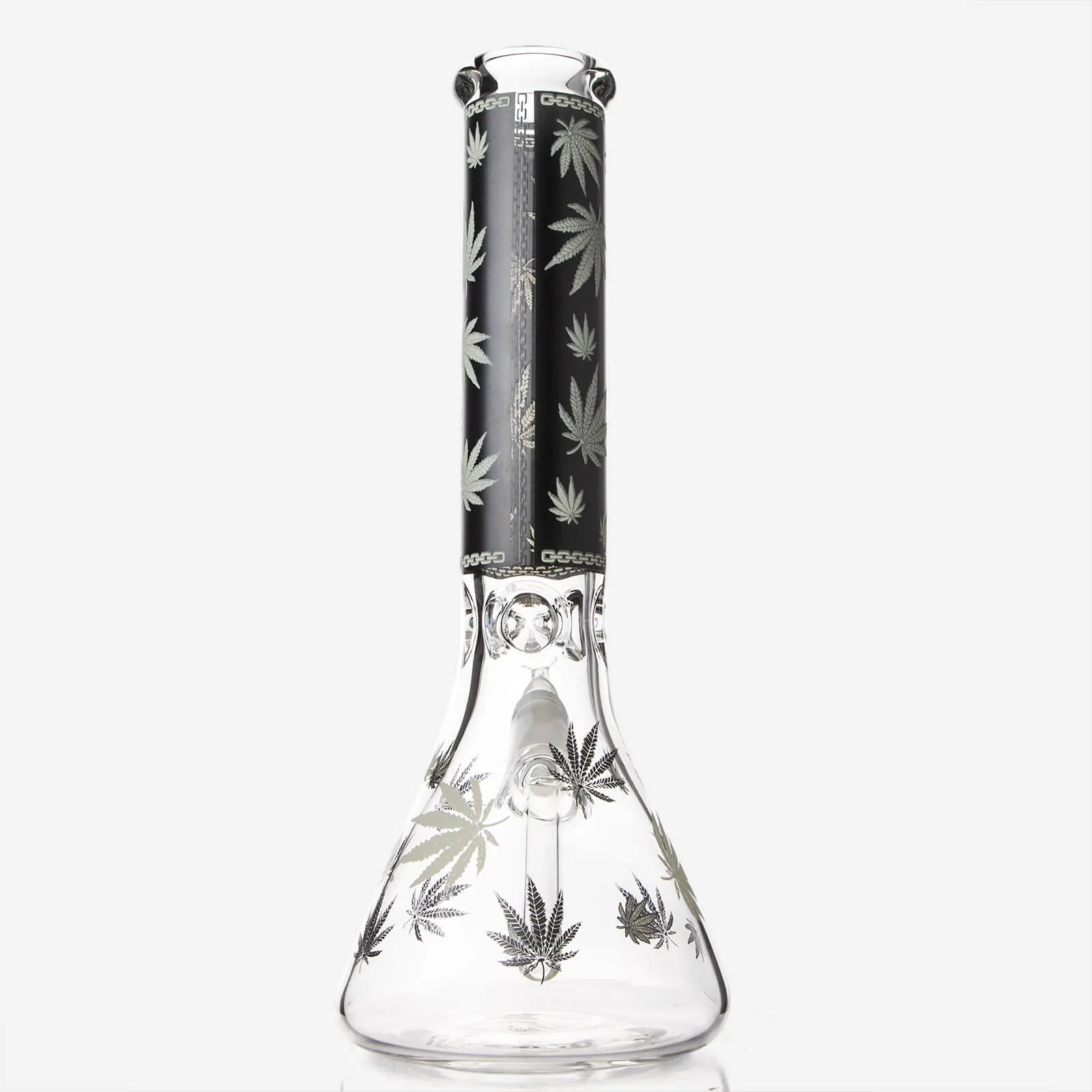 Cannabis Leaf Beaker Bong