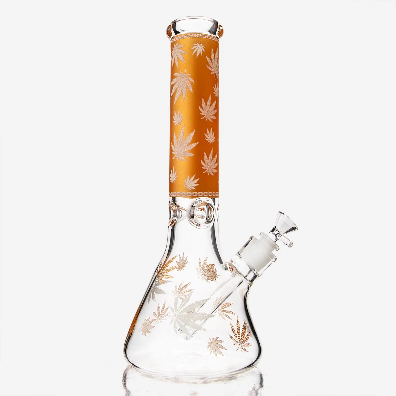 Cannabis Leaf Beaker Bong