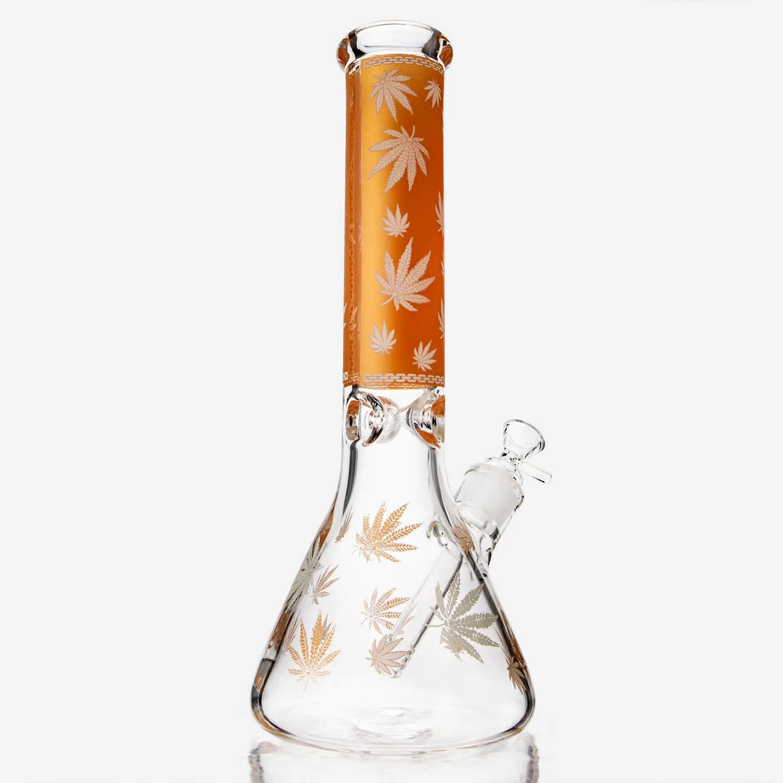 Cannabis Leaf Beaker Bong