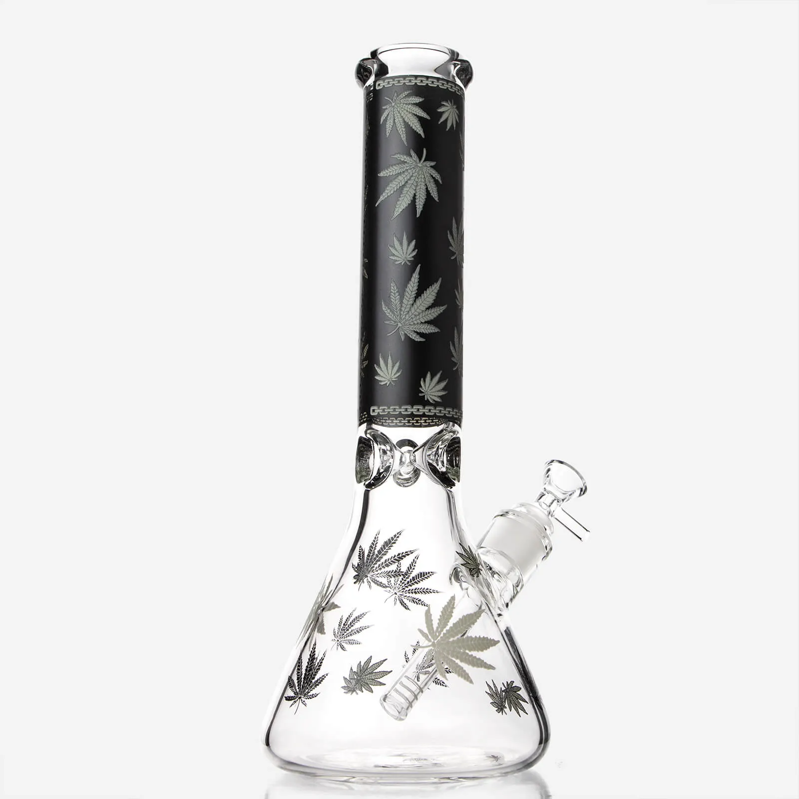 Cannabis Leaf Beaker Bong