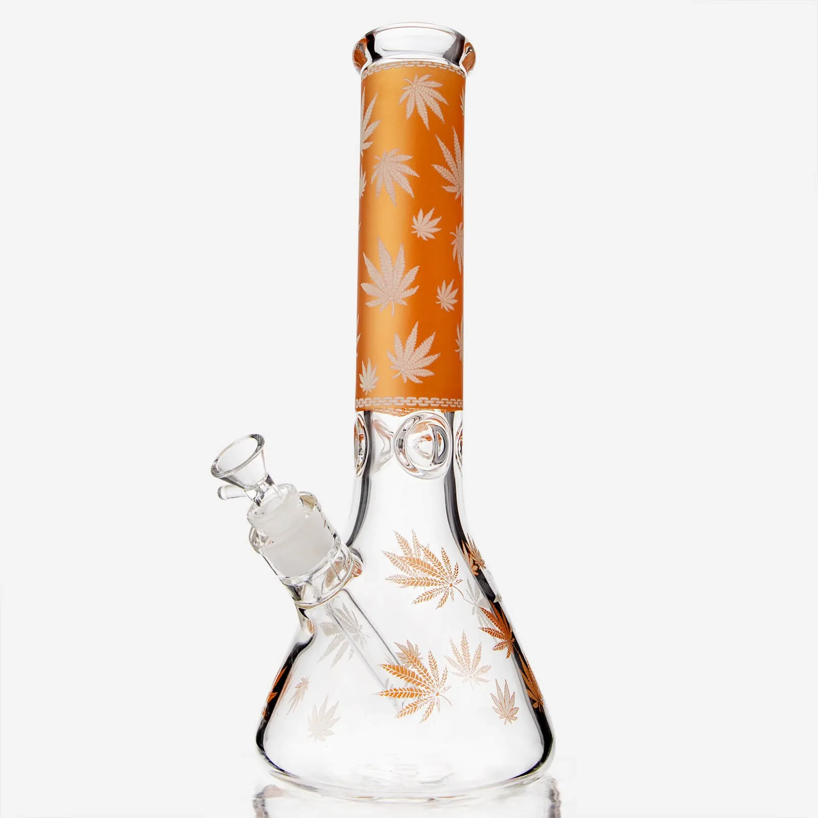 Cannabis Leaf Beaker Bong