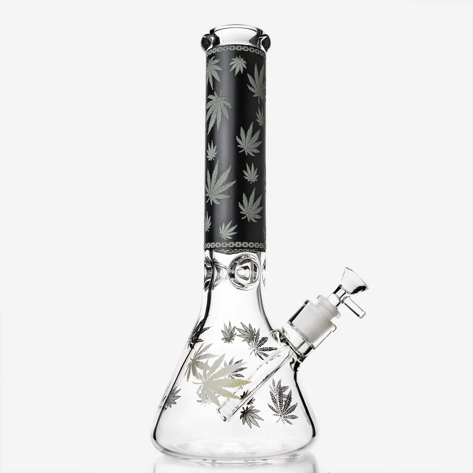 Cannabis Leaf Beaker Bong