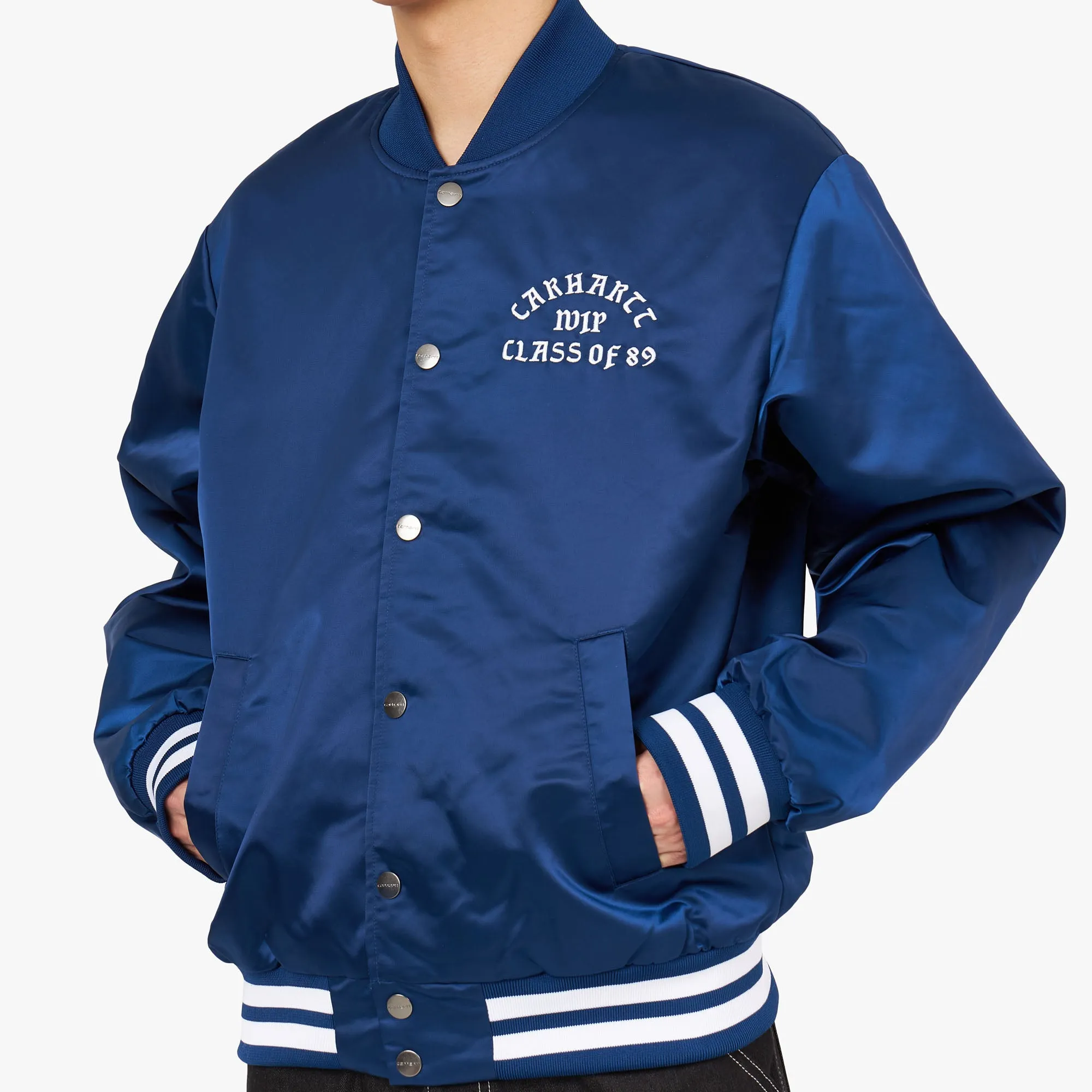 Carhartt WIP Class Of 89 Bomber Jacket Eider / White