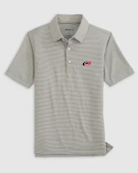 Carolina Hurricanes Lyndonn Jr. Striped Jersey Performance Polo