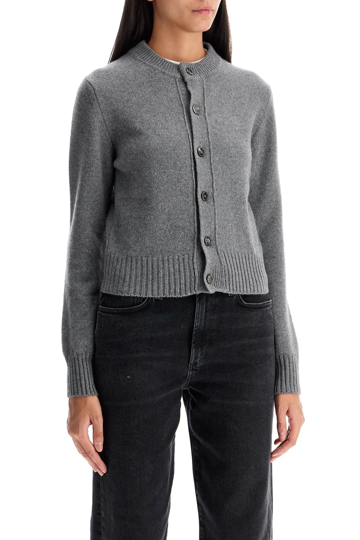 Cashmere Crewneck Cardigan