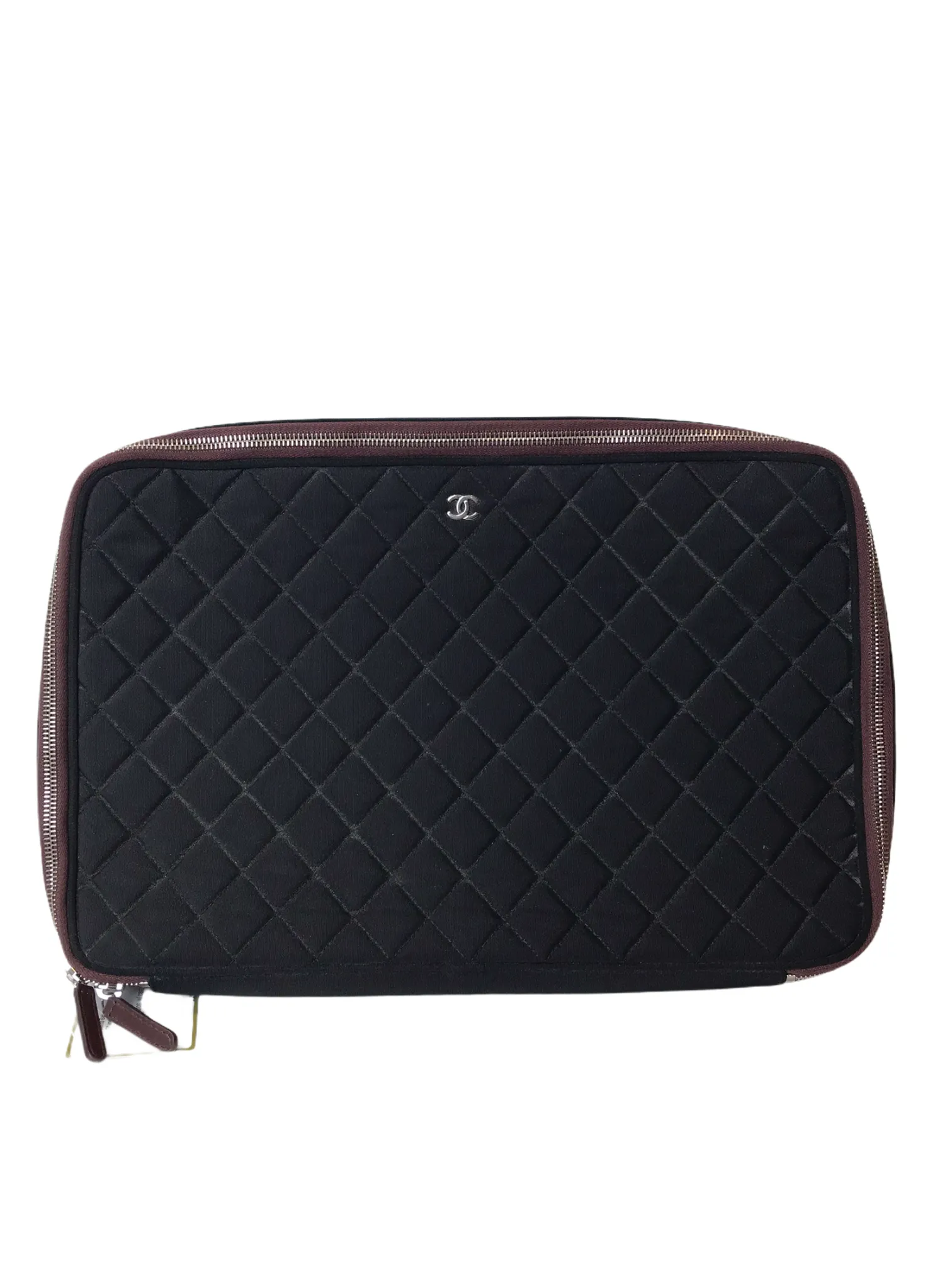 Chanel Black Nylon Laptop Case - As Seen on Instagram