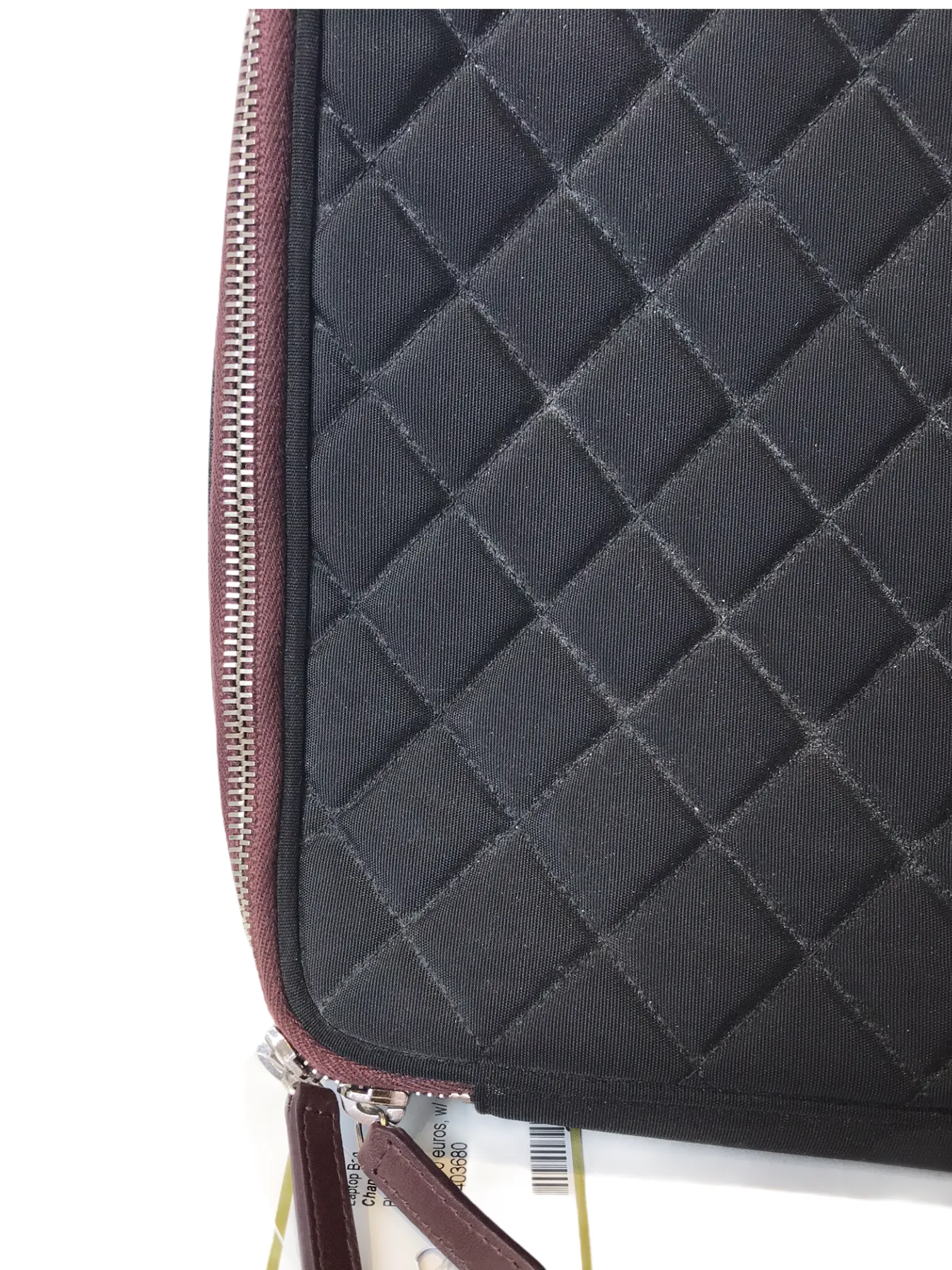 Chanel Black Nylon Laptop Case - As Seen on Instagram