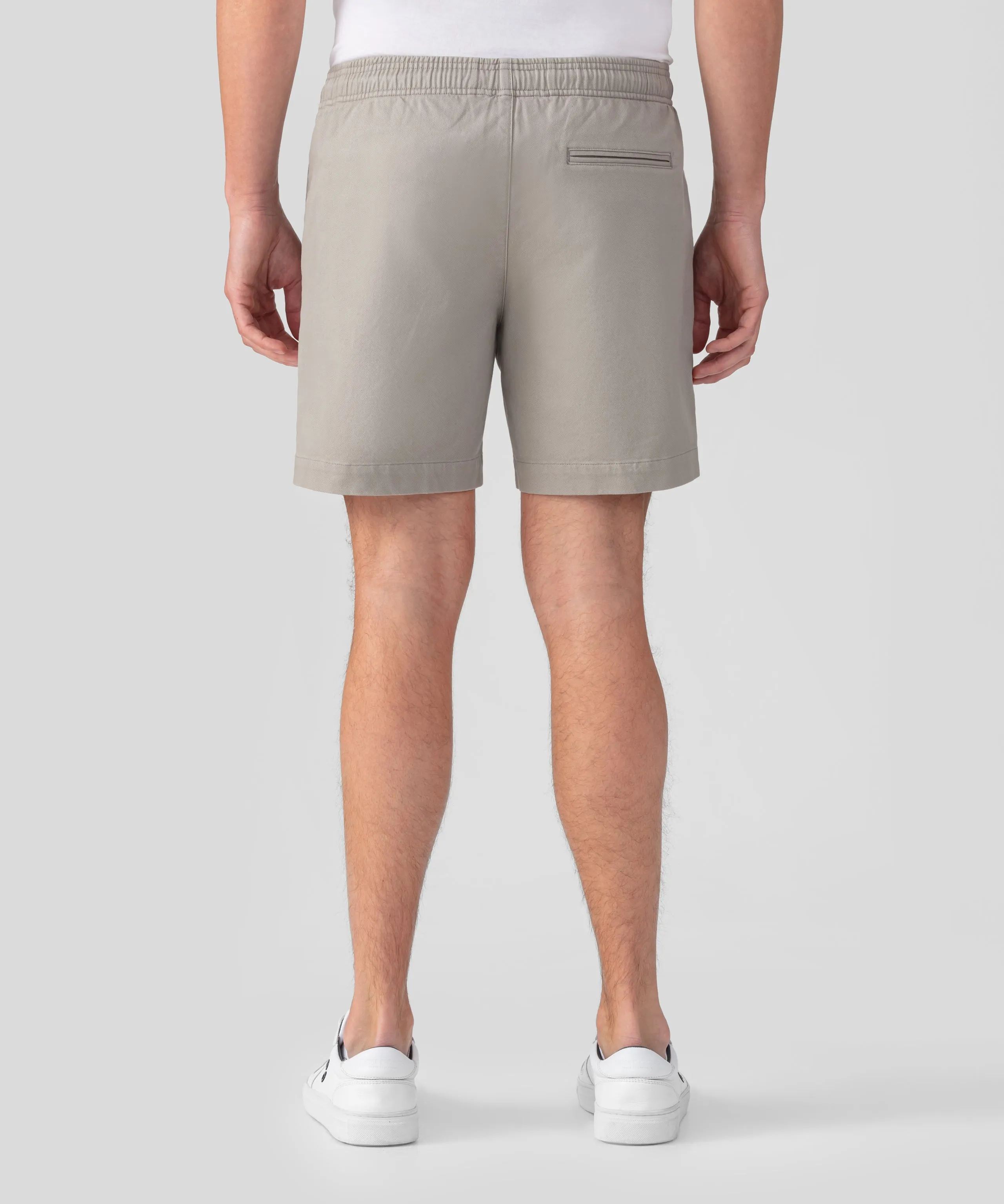 Chino Sports Shorts: Taupe Grey