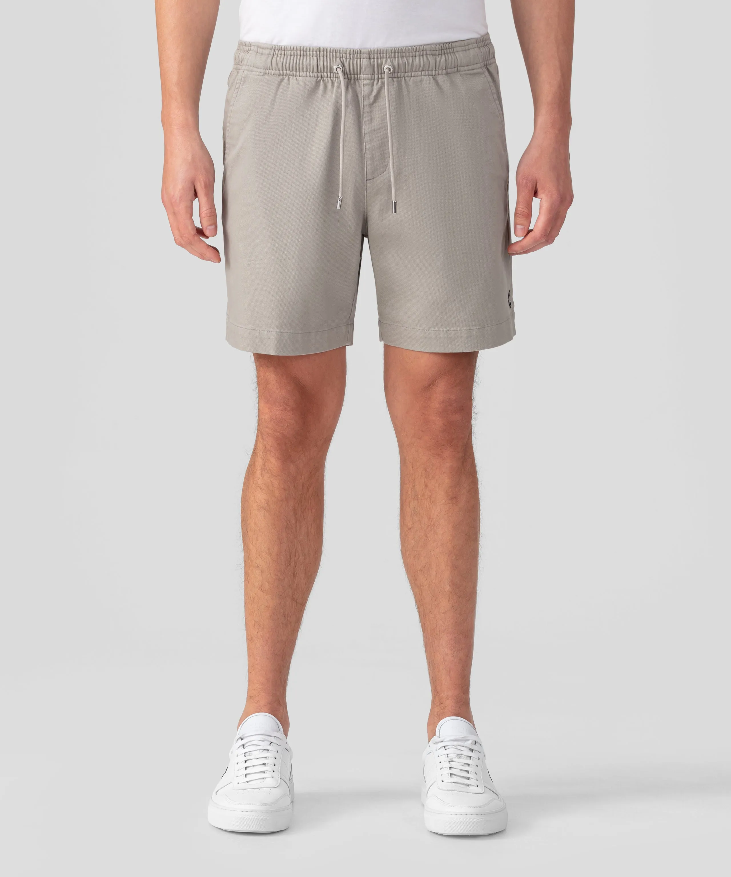 Chino Sports Shorts: Taupe Grey