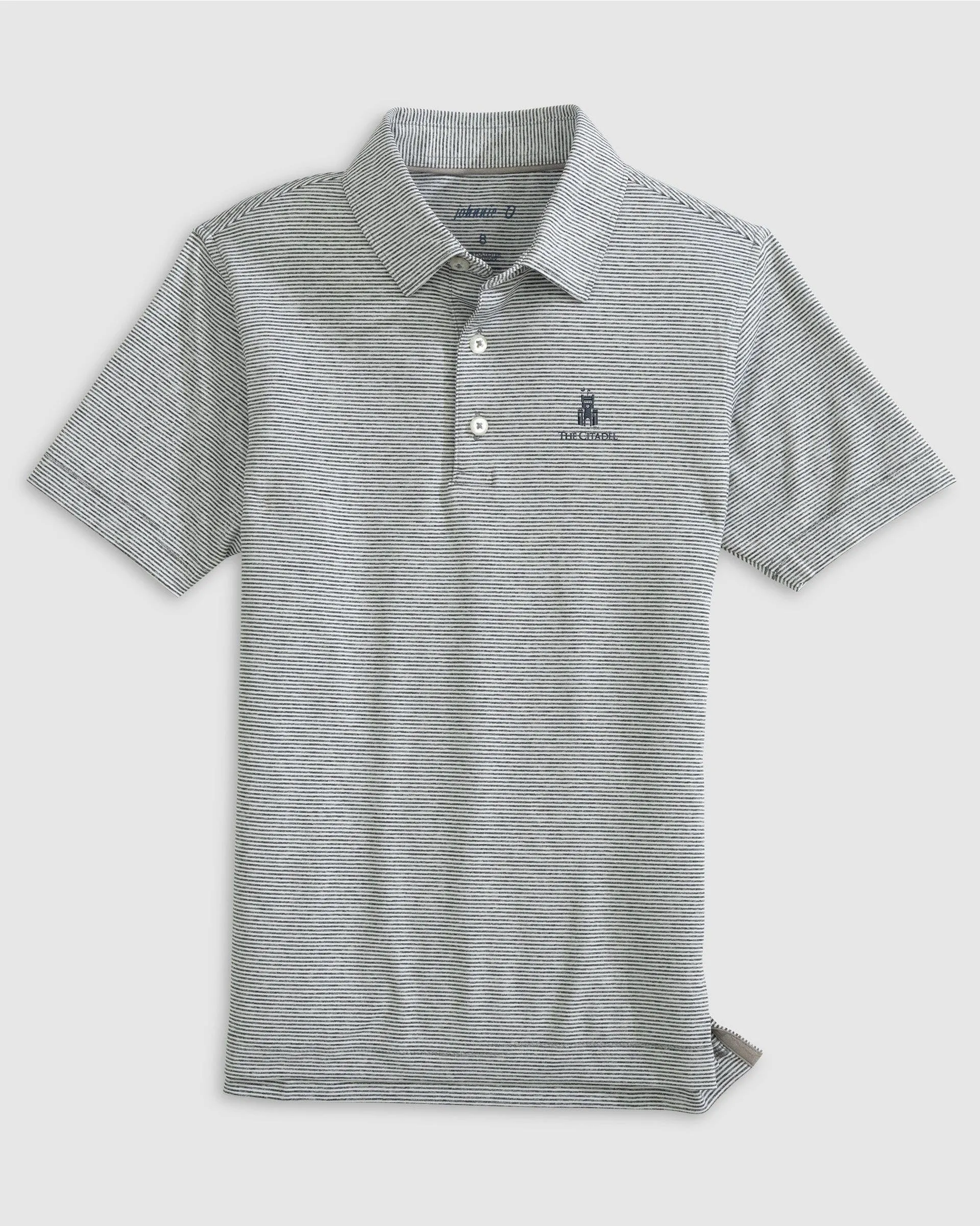 Citadel Lyndonn Jr. Striped Jersey Performance Polo