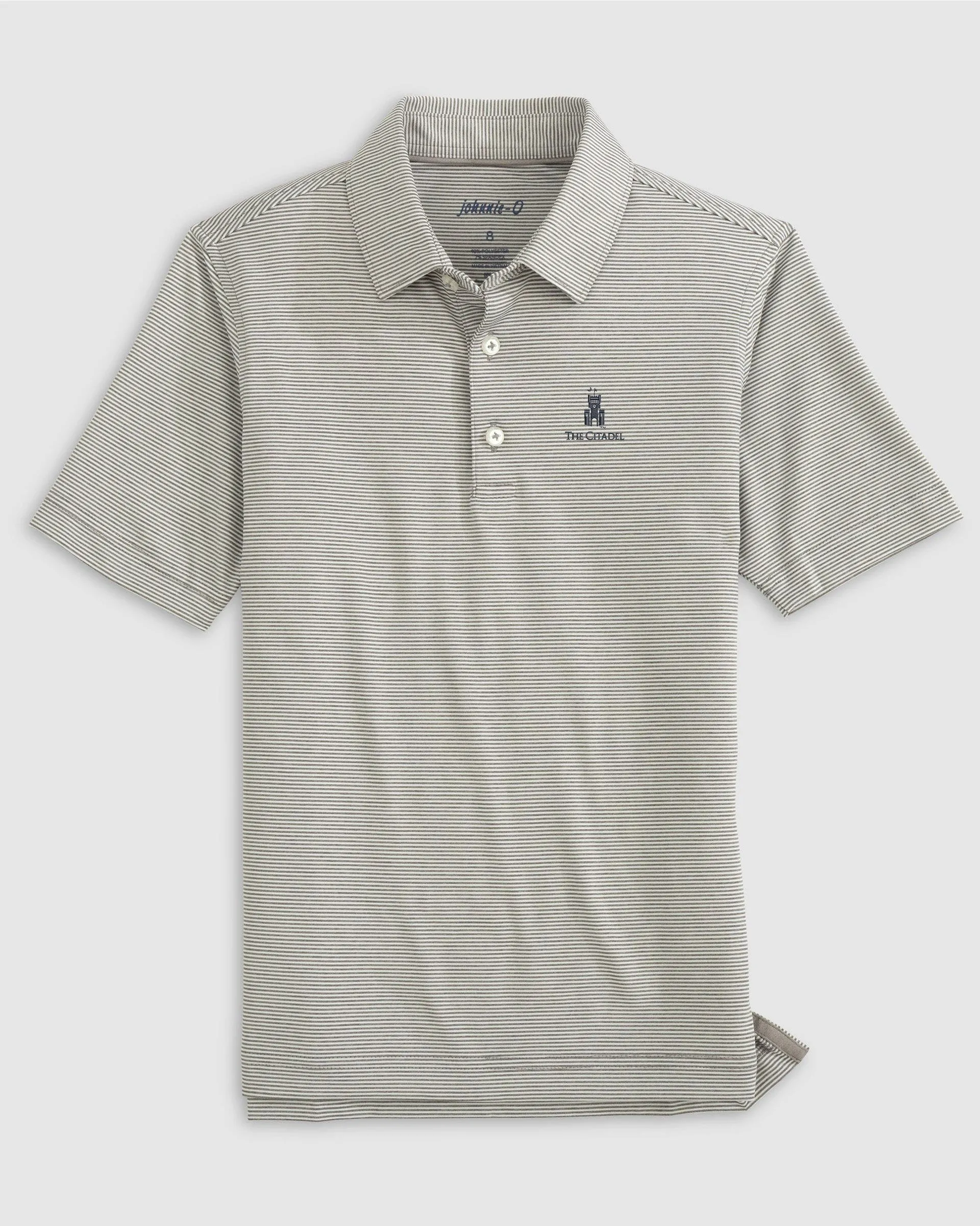 Citadel Lyndonn Jr. Striped Jersey Performance Polo