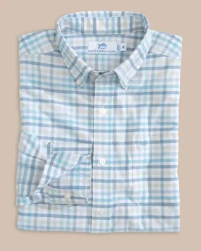 Coastal Passage Pelham Gingham Long Sleeve Sport Shirt