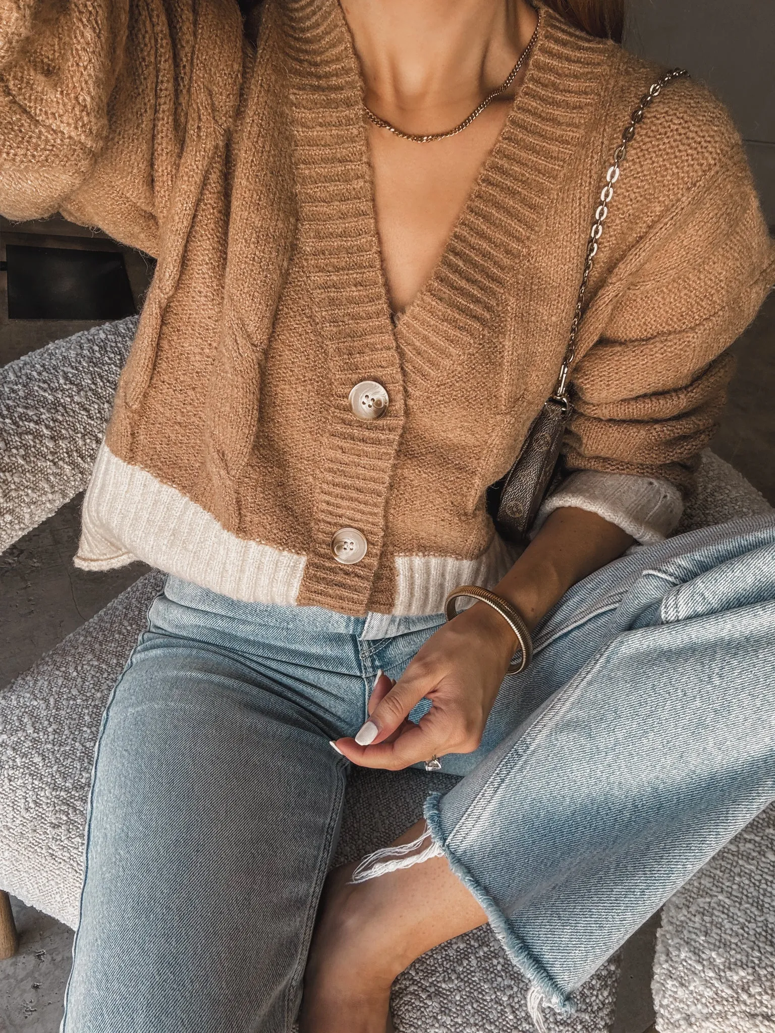 Coffee Crumble Knit Sweater